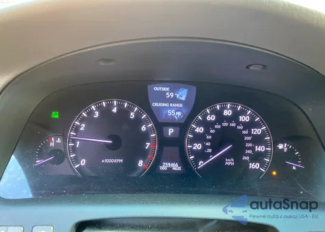 2007 Lexus Ls 460 from USA, damaged, VIN JTHBL46F875038347